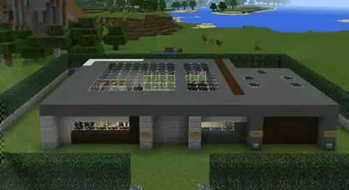 Self-Building Command Block Mansion [Redstone]
